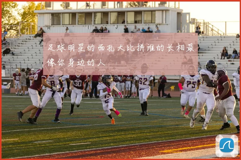 足球明星的面孔大比拼谁的长相最像你身边的人